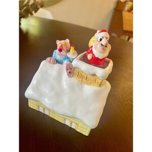 Vintage Pink Panther Inspector Clouseau Santa Chimney Music Box Royal Orleans